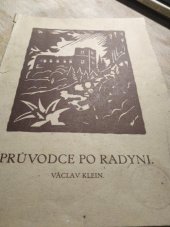 kniha Průvodce po Radyni, Spolek pro záchranu Radyně a Hůrky 1927