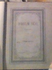 kniha Divadelní táčky uvádí a svádí večer první, Edvard Grégr a Ferdinand Dattel 1881