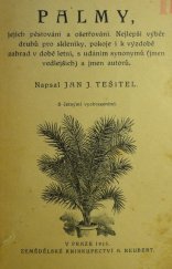 kniha Palmy jejich pěstování a ošetřování, Alois Neubert 1925