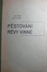 kniha Příručka pěstování révy vinné, Milotický hospodář 1930