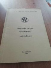 kniha Cvičení a úkoly ze skladby, Univerzita Jana Evangelisty Purkyně, Pedagogická fakulta 2001