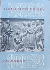 kniha Cyrilometodějský kalendář 1963, Česká katolická Charita v Ústředním církevním nakladatelství 1962