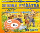 kniha Divoká zvířátka 5x puzzle, Svojtka & Co. 2004
