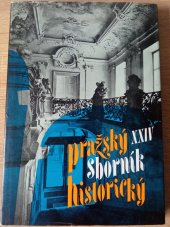 kniha Pražský sborník historický 24, Panorama 1991