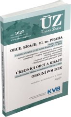 kniha ÚZ 1627 - Obce, Kraje, hl. m. Praha, Úředníci obcí a krajů, Obecní policie, Sagit 2025