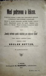 kniha Med potravou a lékem praktické naučení o medu, jeho vlastnostech výživných a léčebných i jeho používání v domácnosti ..., A. Reinwart 1907