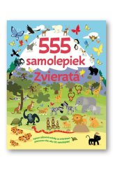 kniha 555 samolepiek Zvieratá, Svojtka 2024