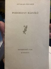 kniha Podobizny básníků, M. Píša 1933