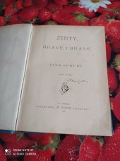 kniha Žerty hravé i dravé, F. Topič 1895