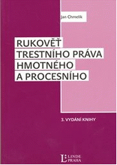 kniha Rukověť trestního práva učební pomůcka ke studiu trestního práva, Linde 2012