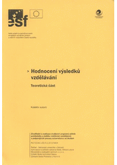 kniha Hodnocení výsledků vzdělávání teoretická část, Ostravská univerzita v Ostravě 2007
