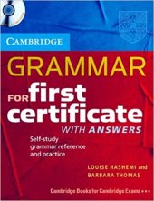 kniha Cambridge Grammar for First Certificate with answers - Self-Study Grammar Reference and Practice, Cambridge University Press 2003