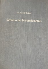 kniha Grenzen der Naturerkenntnis. Acht Vorträge von Dr. Rudolf Steiner gehalten vom 27. September bis 3. Oktober 1920 am Gotheanum in Dornach., Verlag 1939