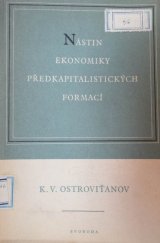 kniha Nástin ekonomiky předkapitalistických formací, Svoboda 1951