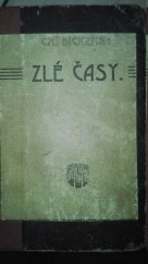 kniha Zlé časy, Josef Pelcl 1901