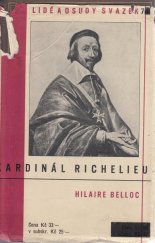 kniha Kardinál Richelieu, Melantrich 1933