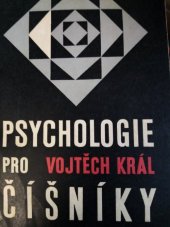 kniha Psychologie pro číšníky Pomocná kniha pro odb. učiliště a učňovské školy, Merkur 1973