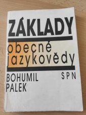 kniha Základy obecné jazykovědy, Státní pedagogické nakladatelství 1989