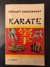 kniha Základy sebeobrany karate, Šport 1978