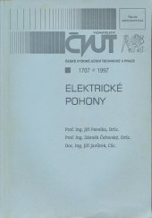 kniha Elektrické pohony, ČVUT 1996