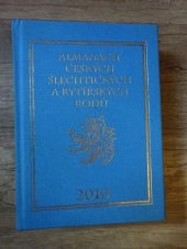 kniha Almanach českých šlechtických a rytířských rodů 2010, Zdeněk Vavřínek 2009
