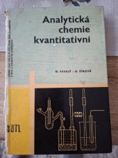 kniha Analytická chemie kvantitativní Učeb. text pro 3. roč. stř. prům. škol chemických a škol s chem. zaměřením, SNTL 1965