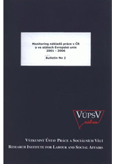 kniha Monitoring nákladů práce v ČR a ve státech Evropské unie 2001-2006, VÚPSV 2008