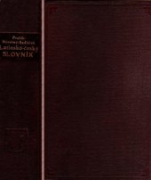 kniha Latinsko-český slovník k potřebě gymnasií a reálných gymnasií, Česká grafická Unie 1938