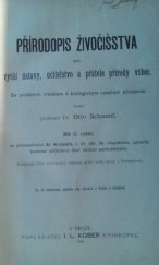 kniha Přírodopis živočišstva pro vyšší ústavy, učitelstvo a přátele přírody vůbec, I.L. Kober 1906