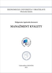 kniha Manažment kvality, Vydavateľstvo EKONÓM 2023
