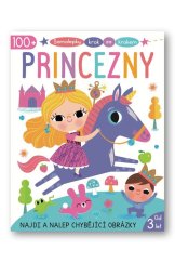 kniha Samolepky krok za krokem Princezny Najdi a nalep chybějící obrázky, Svojtka 2024