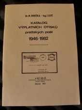kniha Katalog výplatních otisků pražských pošt 1946-1982, Klub filatelistů 1983