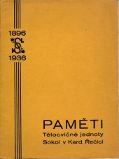 kniha Paměti tělocvičné jednoty Sokol v Kardašově Řečici, Sokol v Kardašově Řečici  1936