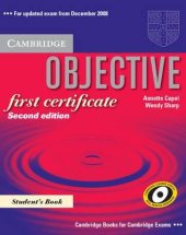 kniha Objective First Certificate 2nd edition Student’s Book, Cambridge English University Press 2008