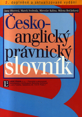 kniha Česko-anglický právnický slovník, Linde 2002