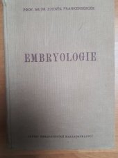 kniha Embryologie, Státní zdravotnické nakladatelství 1954