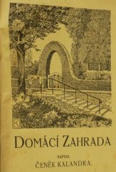 kniha Domácí zahrada, Dadák 1923