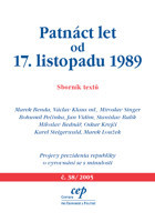 kniha Patnáct let od 17. listopadu 1989 sborník textů, CEP - Centrum pro ekonomiku a politiku 2005