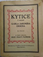 kniha Kytice z básní Karla Jaromíra Erbena, Vaněk & Votava 1918