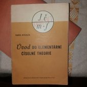 kniha Úvod do elementární číselné theorie, Přírodovědecké nakladatelství 1950
