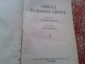 kniha Obraz Doriana Graye, Šolc 1919