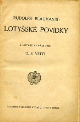 kniha Lotyšské povídky, J. Otto 1910