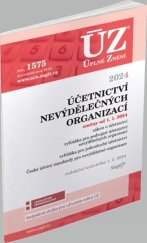 kniha ÚZ 1575 Účetnictví nevýdělečných organizací, Sagit 2024