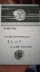 kniha Žluč a jiné povídky, J. Otto 1910