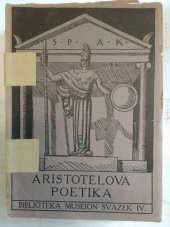 kniha Aristotelova Poetika, Společnost přátel antické kultury 1929
