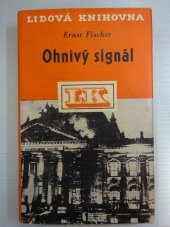 kniha Ohnivý signál Dimitrovův boj proti válečným paličům, Pavel Prokop 1948