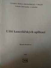 kniha Užití kancelářských aplikací, Oeconomica 2004