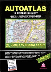 kniha Autoatlas <<19 >>okresních měst - jižní a východní Čechy, P.F. Art - Divize GIS 1996