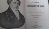 kniha Výbor z Kollárových básní. II, - Básně vlastenecké, František Bačkovský 1894