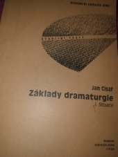 kniha Základy dramaturgie. I., - Situace, Akademie múzických umění v Praze 2003